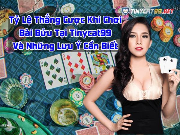Tỷ Lệ Thắng Cược Khi Chơi Bài Bửu Trên Tinycat99 Và Những Lưu Ý Cần Biết