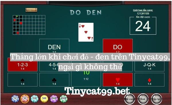 Thắng Lớn Khi Chơi Đỏ - Đen Trên Tinycat99 Ngại Gì Không Thử