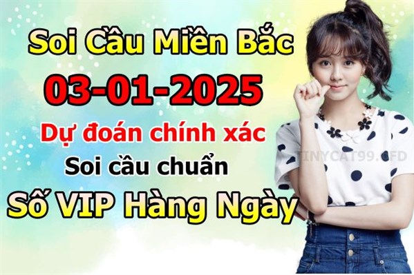 Soi Cầu Miền Bắc 03-01-2025 Dự Đoán XSMB Chốt Số VIP Kép Chuẩn Xác Thứ 6