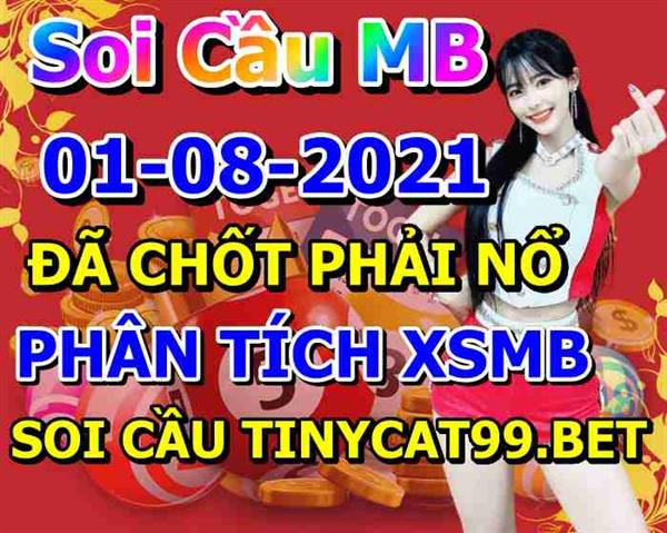 Soi Cầu MB 01-08-2021 Dự Đoán XSMB Chốt Số Miền Bắc VIP Chủ Nhật