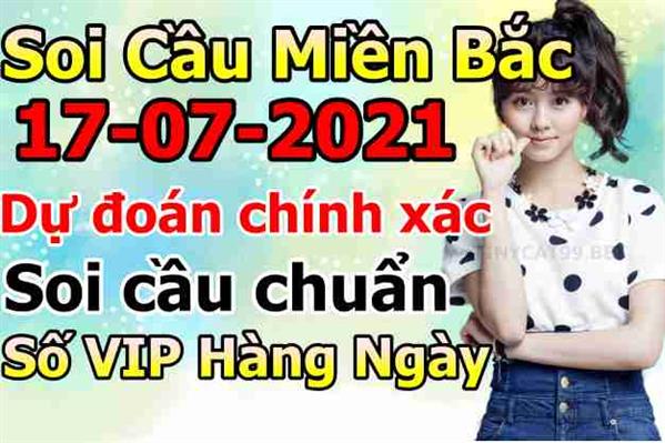 Soi Cầu XSMB 17-07-2021 Dự Đoán XSMB Chốt Số Miền Bắc VIP Thứ 7
