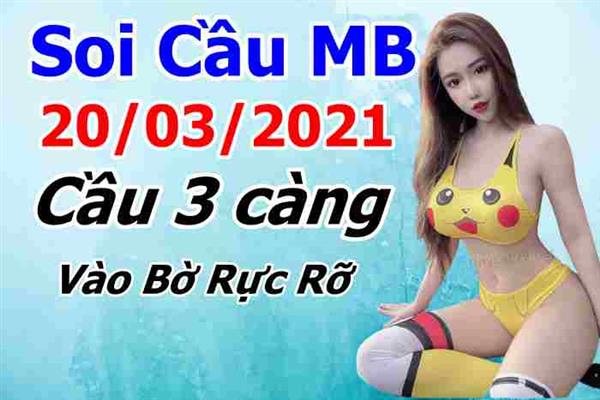Soi Cầu XSMB 20-03-2021 Dự Đoán XSMB Chốt Số Miền Bắc VIP Thứ 7