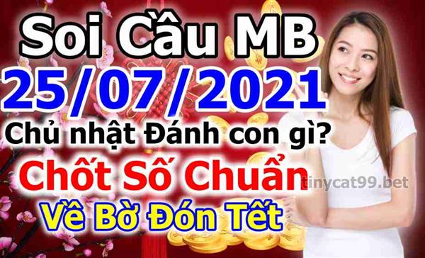 Soi Cầu MB 25-07-2021 Dự Đoán XSMB Chốt Số Miền Bắc VIP Chủ Nhật