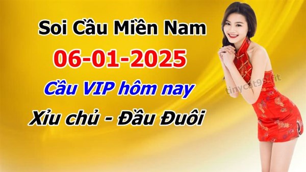 Soi Cầu XSMN 06-01-2025 Dự Đoán XSMN Chốt Số Miền Nam VIP Thứ 2
