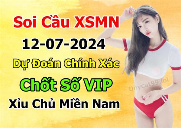 Dự Đoán Miền Nam 12-07-2024 Soi Cầu XSMN Chốt Số Bao Lô Thứ 6
