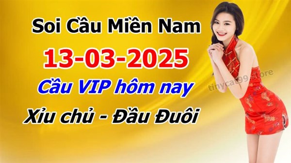 Dự Đoán XSMN 13-03-2025 Soi Cầu XSMN Chốt Số Miền Nam Bao Lô Thứ 5