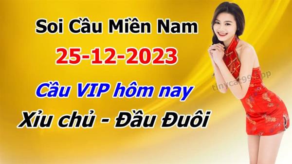 Soi Cầu XSMN 25-12-2023 Dự Đoán XSMN Chốt Số Miền Nam VIP Thứ 2