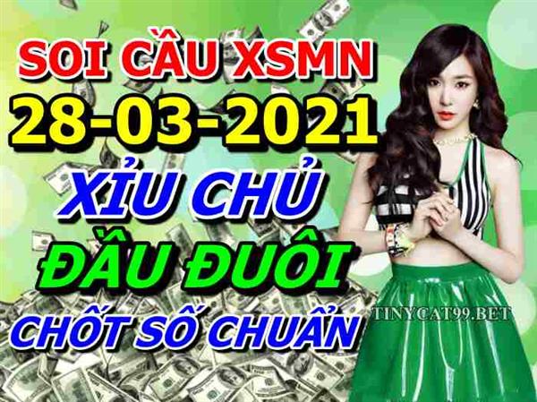 Soi Cầu XSMN 28-03-2021 Dự Đoán MN Chốt Số Miền Nam Chủ Nhật