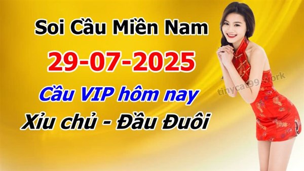 Soi Cầu XSMN 29-07-2025 Dự Đoán XSMN Chốt Số Miền Nam Thứ 3