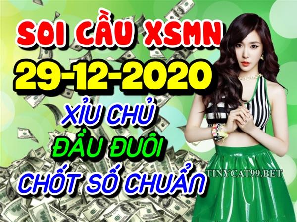 Soi Cầu XSMN 29-12-2020 Dự Đoán XSMN Chốt Số Miền Nam Thứ 3