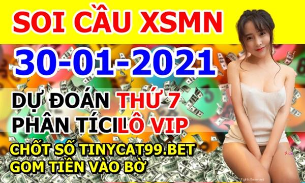 Dự Đoán MN 30-01-2021 Soi Cầu XSMN Chốt Số Miền Nam Thứ 7