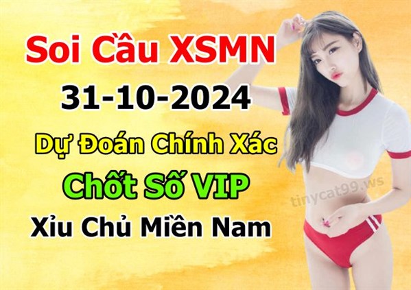 Dự Đoán XSMN 31-10-2024 Soi Cầu XSMN Chốt Số Miền Nam Bao Lô Thứ 5