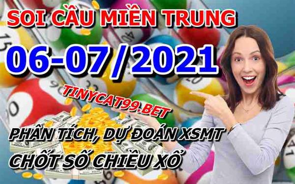 Soi Cầu XSMT 06-07-2021 Dự Đoán XSMT Chốt Số Miền Trung Thứ 3