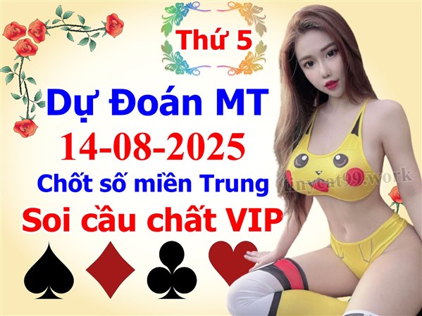 Soi Cầu MT 14-08-2025 Dự Đoán XSMT Miền Trung Chốt Số MT Thứ 5