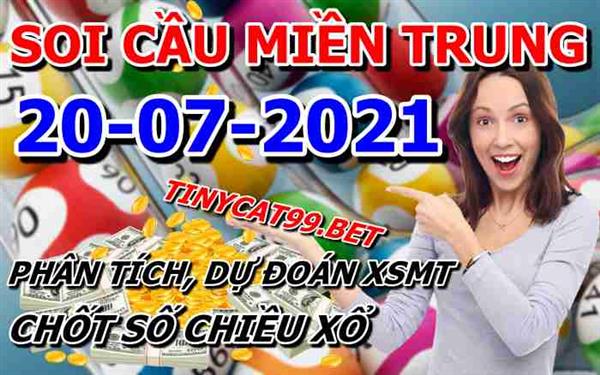 Soi Cầu XSMT 20-07-2021 Dự Đoán XSMT Chốt Số Miền Trung Thứ 3