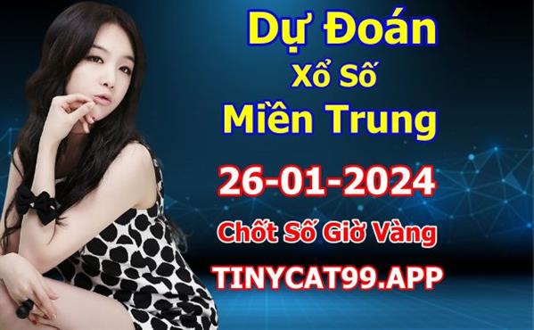Soi Cầu XSMT 26-01-2024 Dự Đoán XSMT Miền Trung Chốt Số BTL VIP MT Thứ 6