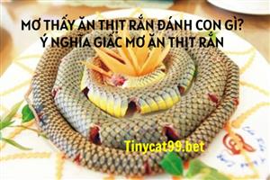 Mơ Thấy Ăn Thịt Rắn Đánh Con Gì? Ý Nghĩa Giấc Mơ Ăn Thịt Rắn